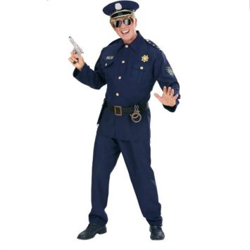 Déguisement Homme Policier Américain - Taille au Choix