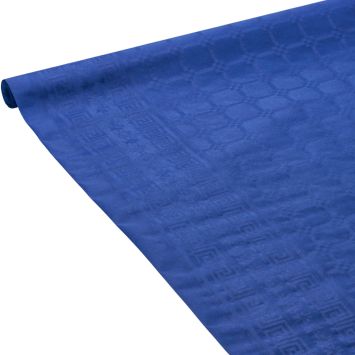 Nappe en papier damassé - 25 m - Couleur au choix