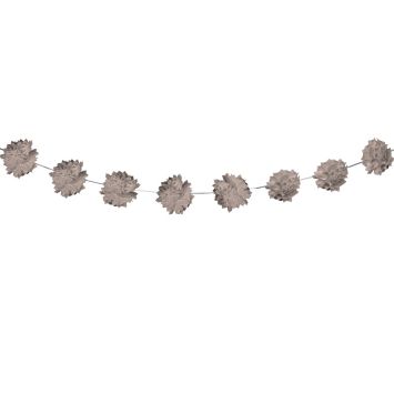Guirlande Pompons - Taupe