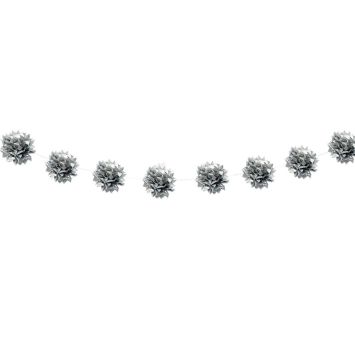 Guirlande Pompons - Argent