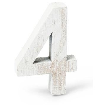 Chiffre "4" en Bois - 5 cm