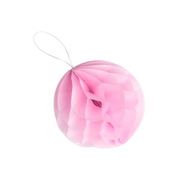 8 boules alvéolées - Rose