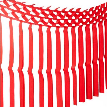 Guirlande à Franges 3 mètres - Rouge