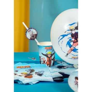 8 gobelets en carton FSC® - 250 ml - Naruto Shippuden ®