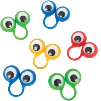 Joujou - Sachet de 8 Marionnettes de Doigt - Coloris Assortis | jourdefete.com