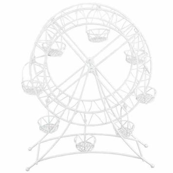 Grande Roue en Métal Blanc