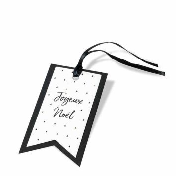 8 Etiquettes pour Cadeaux "Joyeux Noël" - Collection Graphique