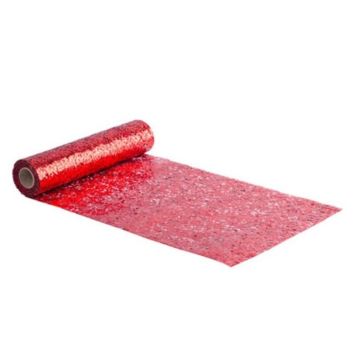 Chemin de Table - Coquettes Paillettes - Rouge