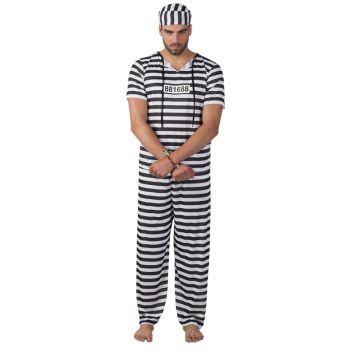 Déguisement de Prisonnier Homme - Taille Unique