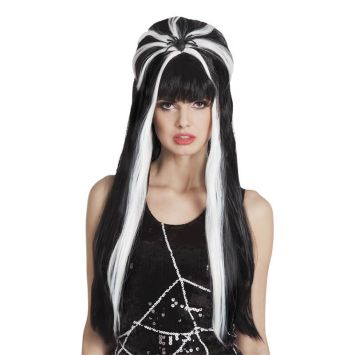 Perruque Halloween - Sorcière avec Araignée