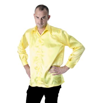 Chemise néon Disco Fluo - Jaune
