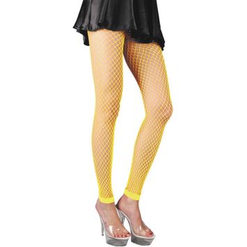 Legging Résille - Jaune Fluo