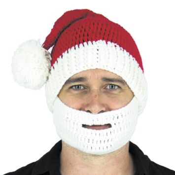 Bonnet et Barbe de Noël en Crochet