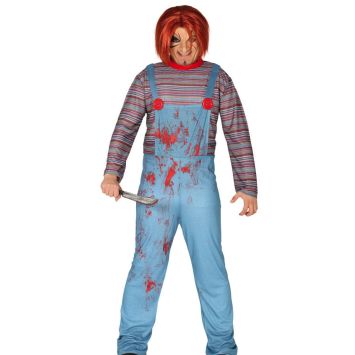 Déguisement Homme - Poupée Tueuse - Taille au Choix