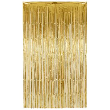 Rideau à franges métallique - 2 m - Couleur au choix