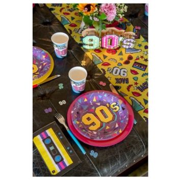 10 Assiettes en carton - Années 90