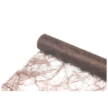 Chemin de Table Intissé 30 cm x 5 M – Taupe | jourdefete.com