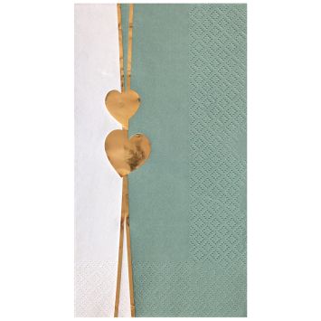 12 serviettes en papier - 33 x 40 cm - Collection Délice - Couleur au choix