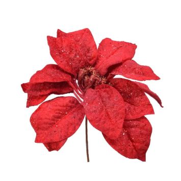 noel-pointsetia-sur-clip-paillettes | jourdefete.com