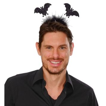 Serre-tête à ressorts - Chauve-souris