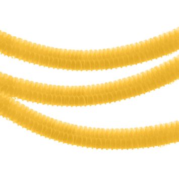 Petites Guirlandes en Papier "Boa" Jaune d'Or 
