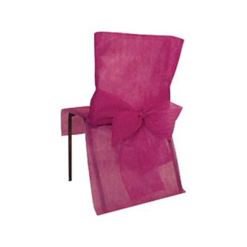 Housses de Chaise en Intissé Fuchsia