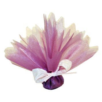 Tulle Cristal Découpé Parme
