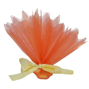 Tulle Cristal Découpé Orange