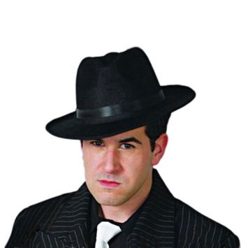 Chapeau de Gangster Borsalino Noir