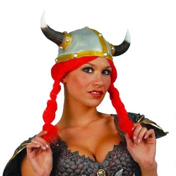 Chapeau Gaulois avec Tresses