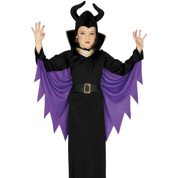 Déguisement de Sorcière Maléfique pour fille - Taille au choix