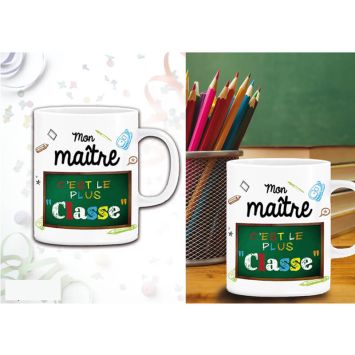 Mug "Mon maître c’est le plus classe"