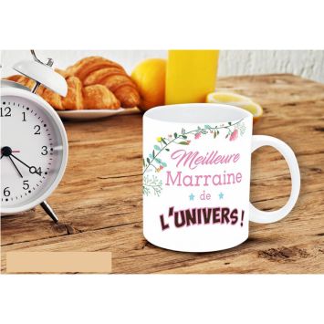 Mug "Meilleure marraine de l’univers"