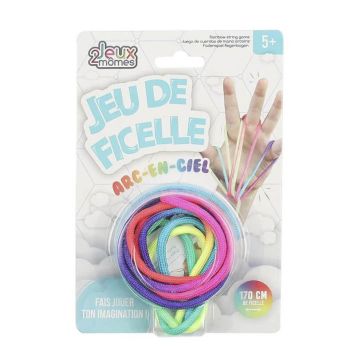 jeu de ficelle à main arc-en-ciel | jourdefete.com