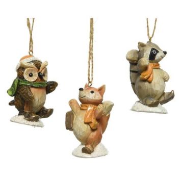 animal en bois à paillettes dorées modèle au choix | jourdefete.com