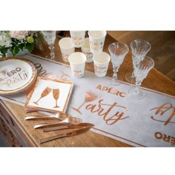 Chemin de table - Apéro Party Rose Gold - 5 m