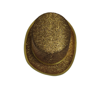 chapeau cylindrique or | jourdefete.com