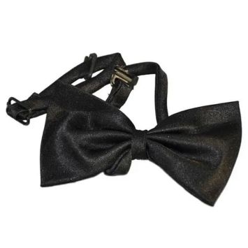 nœud papillon noir réglable | jourdefete.com