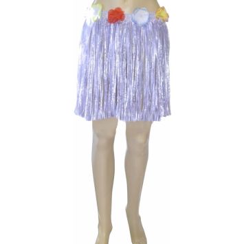 Pagne raphia court violet pour adulte | jourdefete.com
