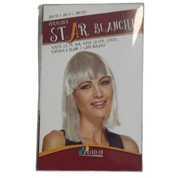 perruque star blanche | jourdefete.com