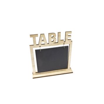 marque table en bois avec ardoise | jourdefete.com