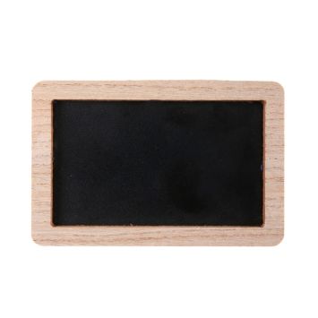 Ardoise en bois - 15 x 10 cm
