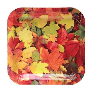 assiettes-carrees-feuilles-automnes | jourdefete.com