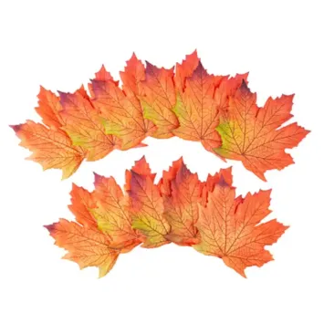 Des feuilles d'érable avec un joli dégradé de couleurs pour votre table d'automne | jourdefete.com