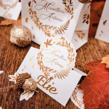 8 Marque-Places - Merveilleux Automne