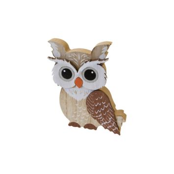 Un joli hibou à poser avec tous ses amis de la forêt pour une belle table d'automne| jourdefete.com