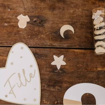 Assortiment de 100 Confettis - Collection Baby Nude