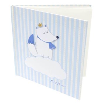 Livre d'Or - Baby Shower - Loup Bleu | jourdefete.com