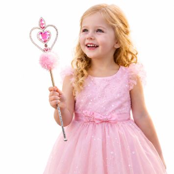 Baguette magique de Princesse - 32 cm - Couleur au choix