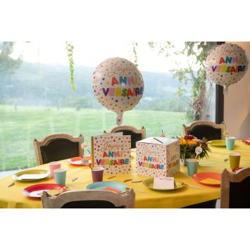 Ballon en aluminium - 45 cm - Anniversaire Ballons Multicolores